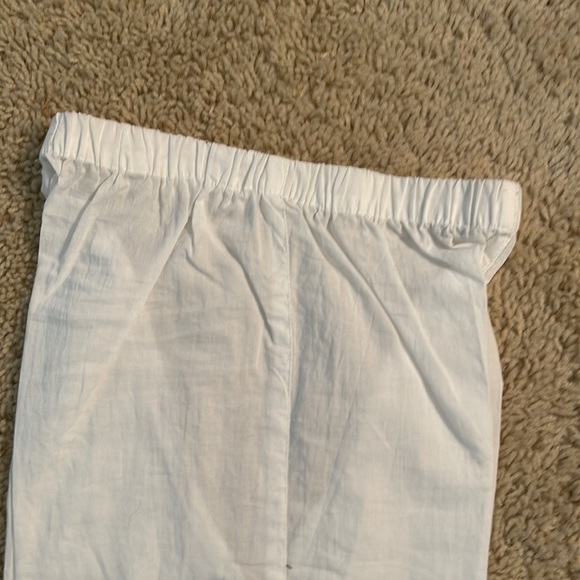 Girls Minnie minors lawn straight pants with embroidery on bottom part. - Picture 3 of 3